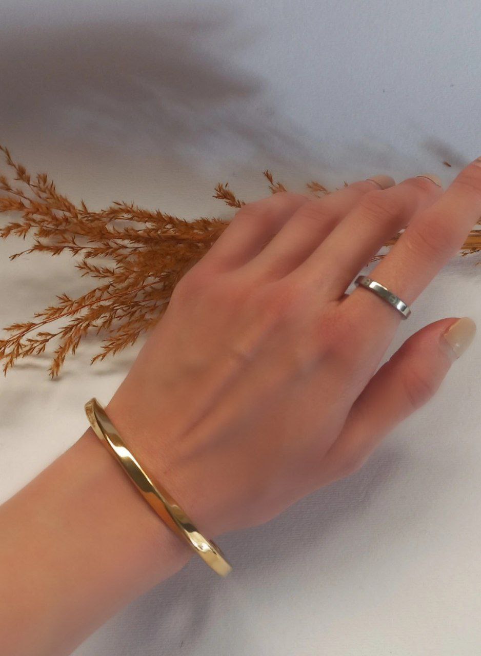 بنگل طلایی پیج مردانه رنگ ثابت