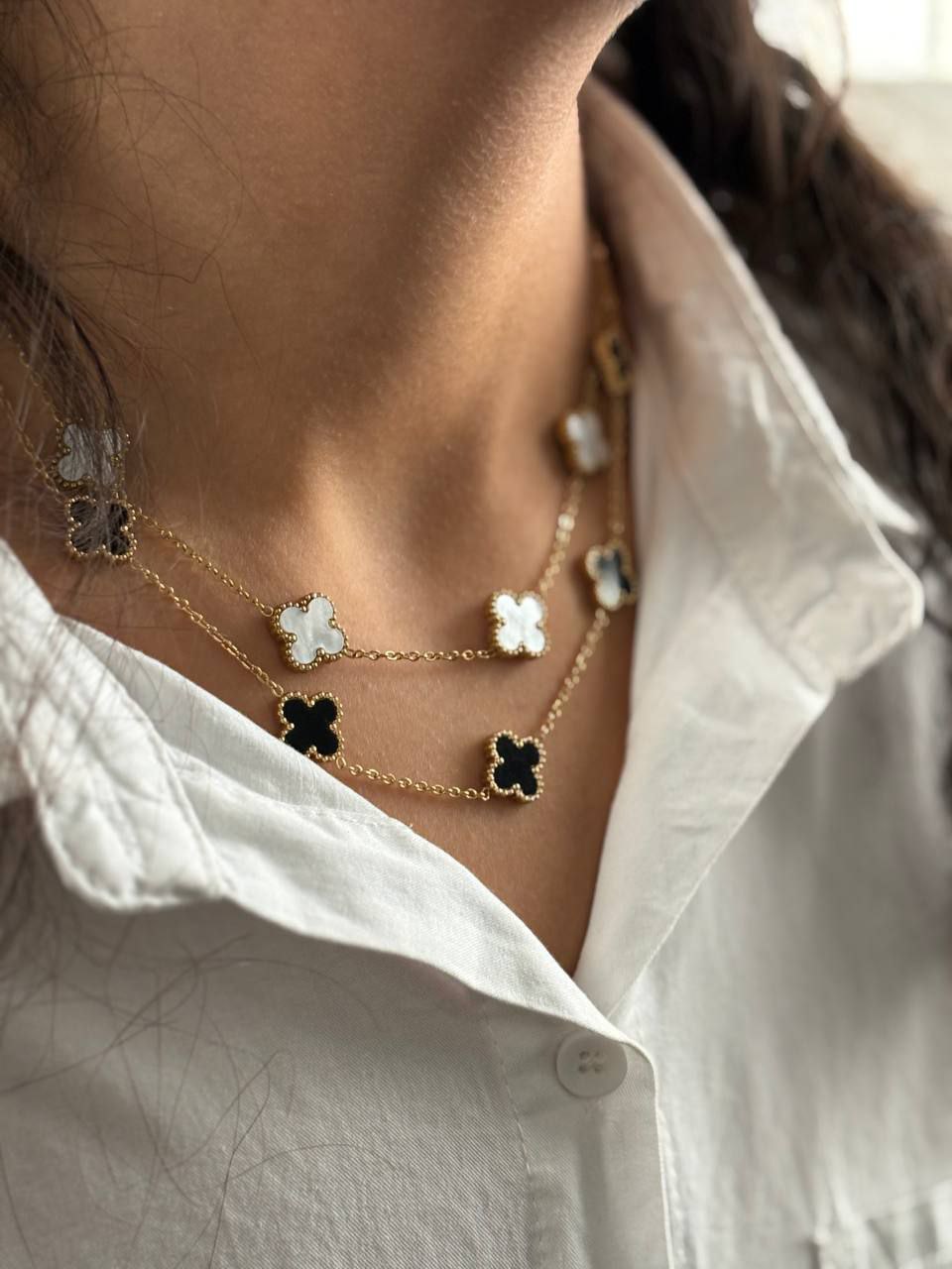 گردنبند ونکلیف پنج گل