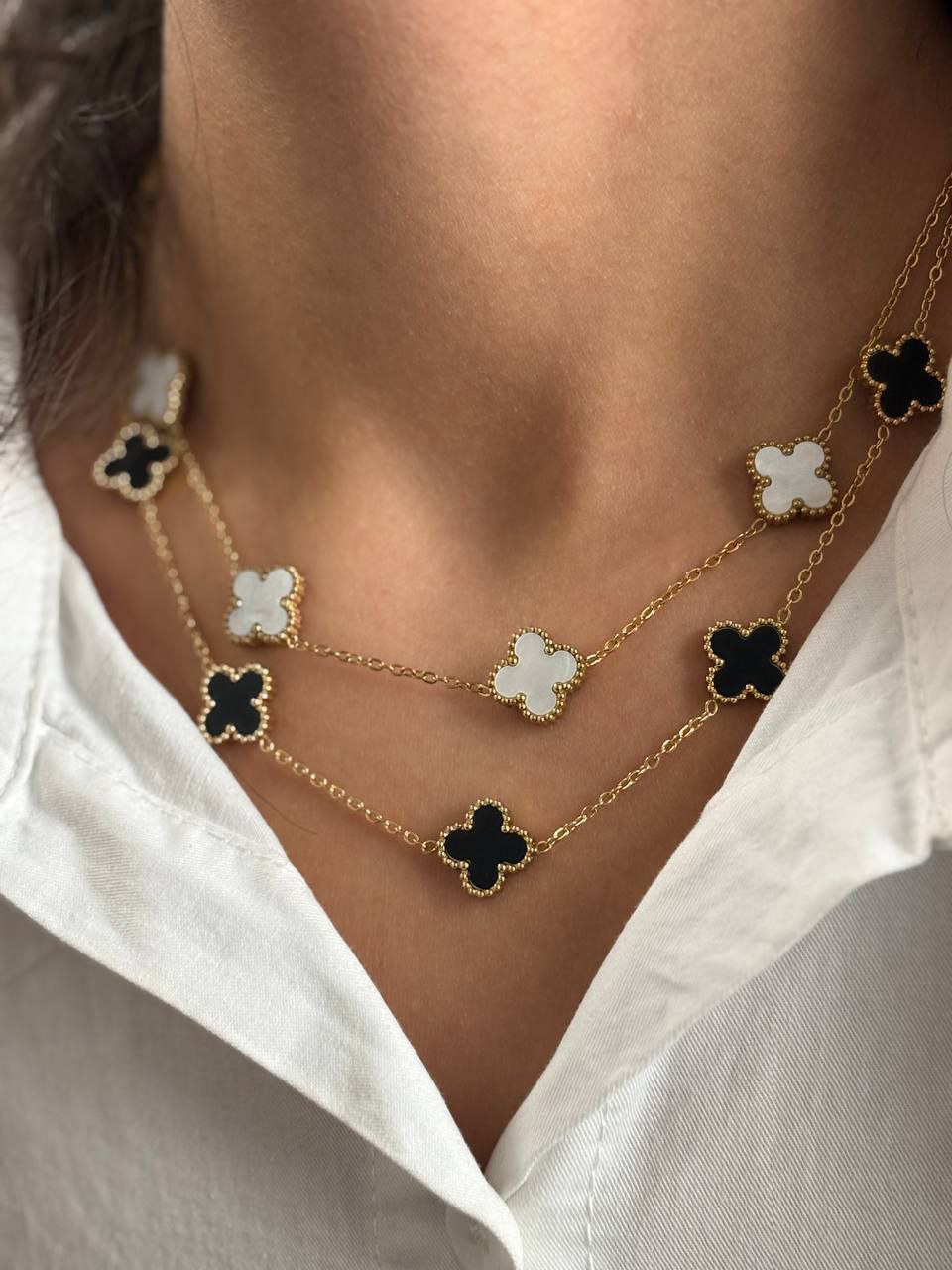 گردنبند ونکلیف پنج گل