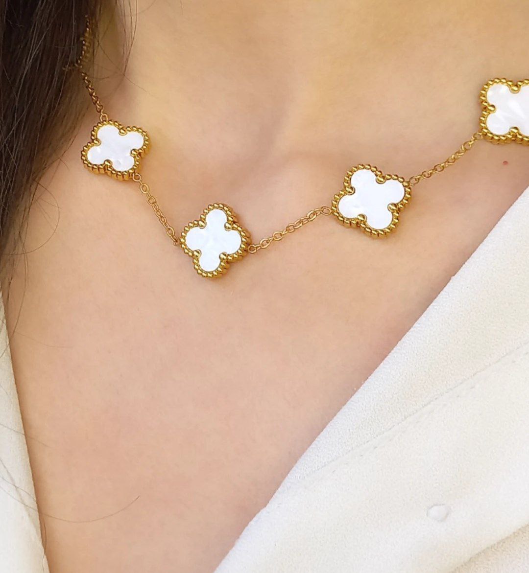 گردنبند ونکلیف پنج گل