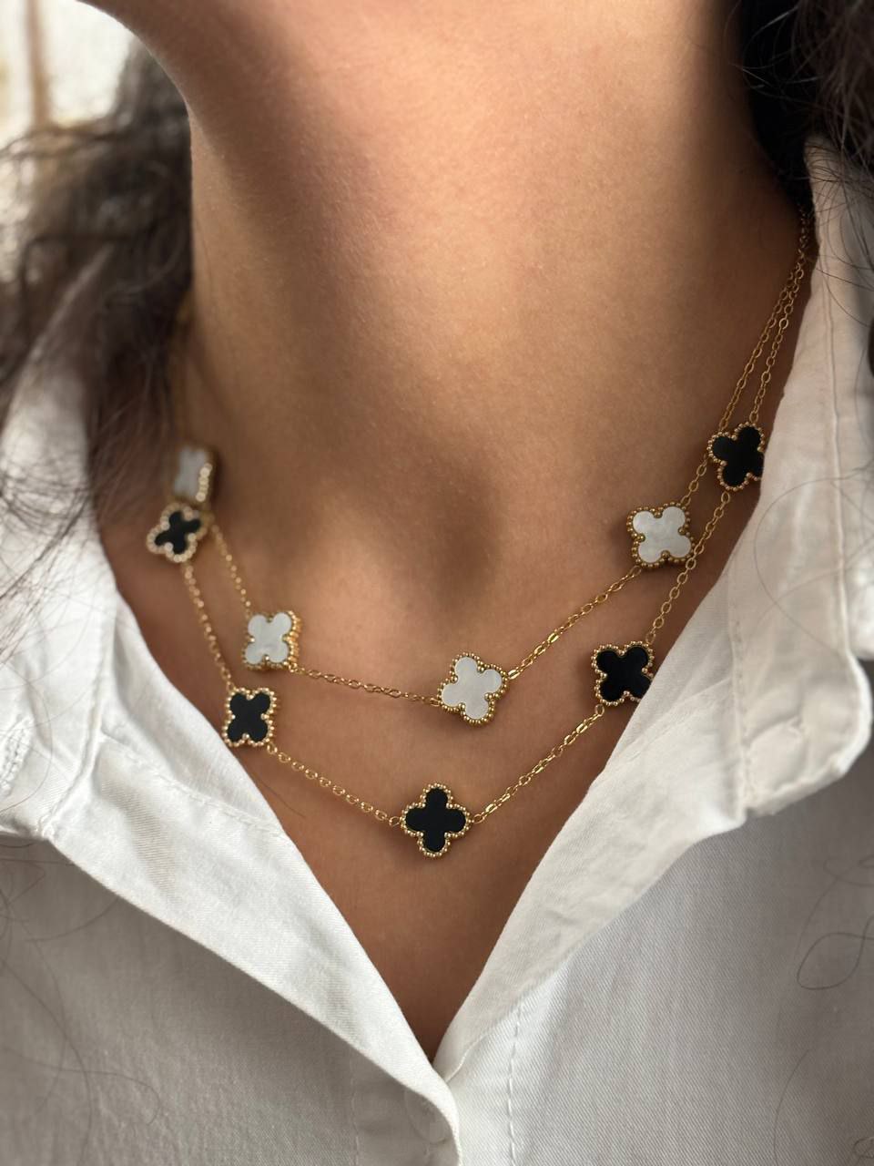 گردنبند ونکلیف پنج گل