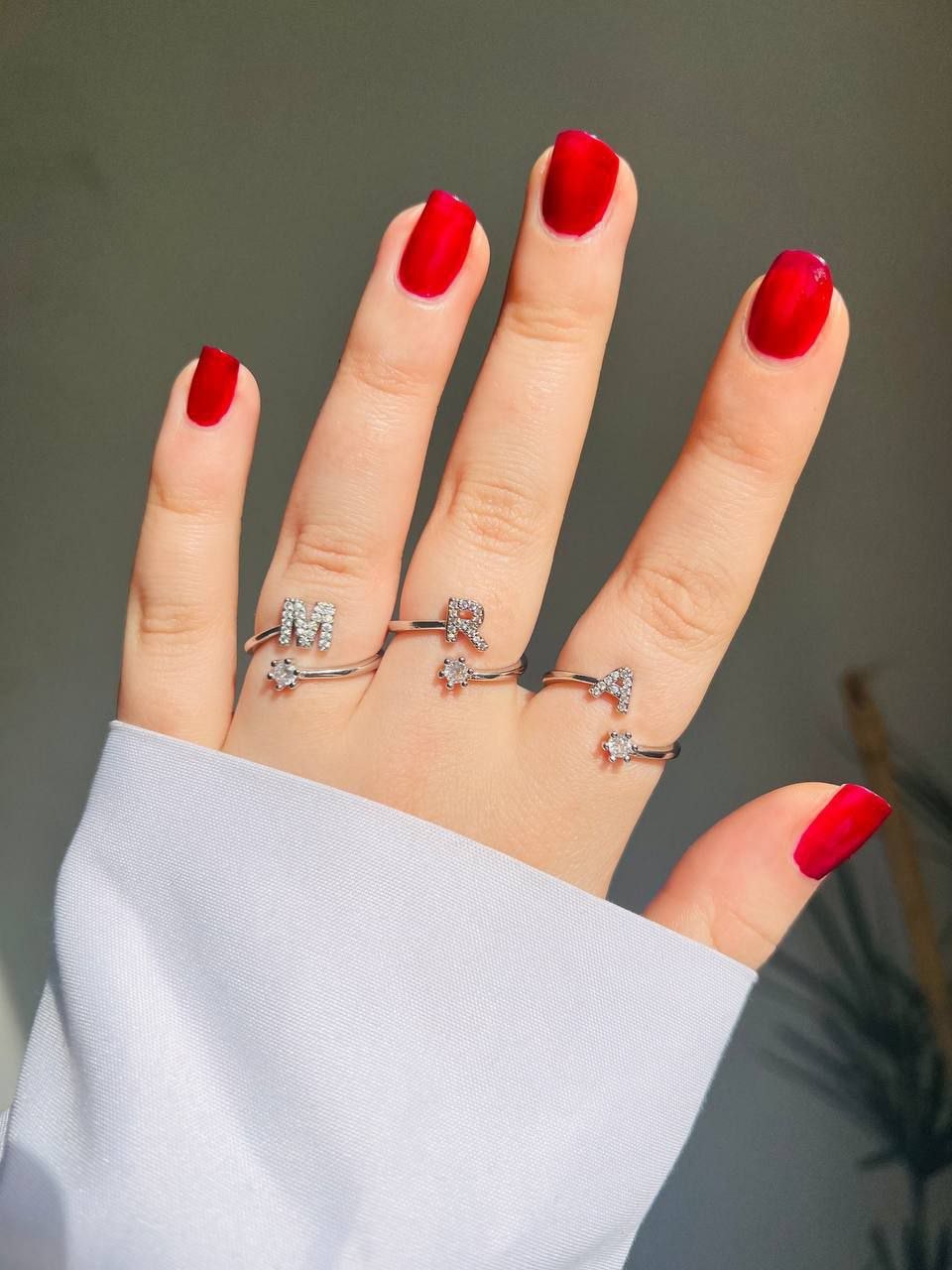 انگشتر جواهری حروف